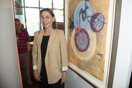 Vernissage 'Aus der Mitte' von Judith Milberg in Berlin