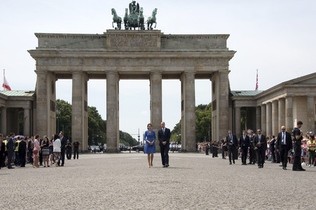 Besuch des Herzogs und der Herzogin von Cambridge in Berlin