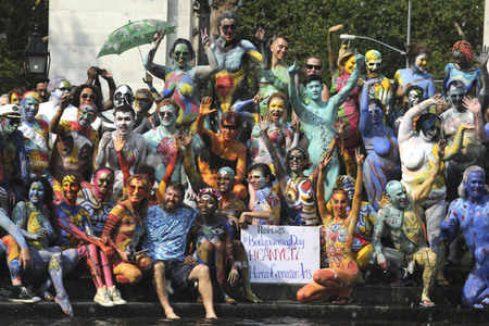NYC Bodypainting Day in New York