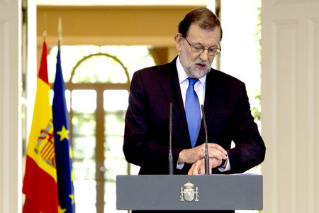 Pressekonferenz mit Mariano Rajoy in Madrid