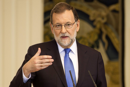 Pressekonferenz mit Mariano Rajoy in Madrid