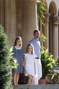 Photocall mit den spanischen Royals in Palma de Mallorca