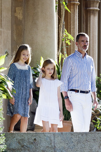 Photocall mit den spanischen Royals in Palma de Mallorca