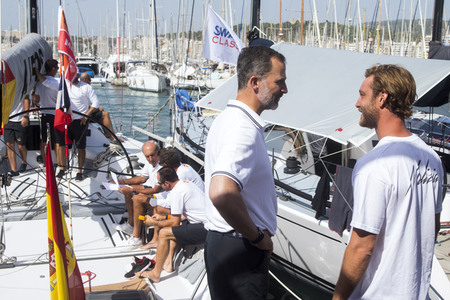 König Felipe im Real Club Náutico de Palma