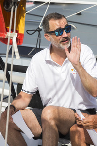 König Felipe im Real Club Náutico de Palma