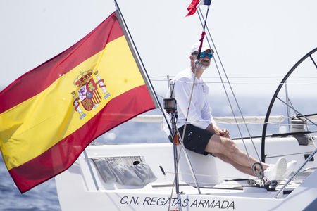 König Felipe im Real Club Náutico de Palma