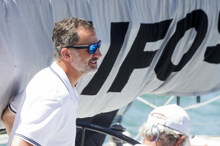 König Felipe im Real Club Náutico de Palma