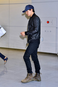 Ankunft von Tom Holland in Narita