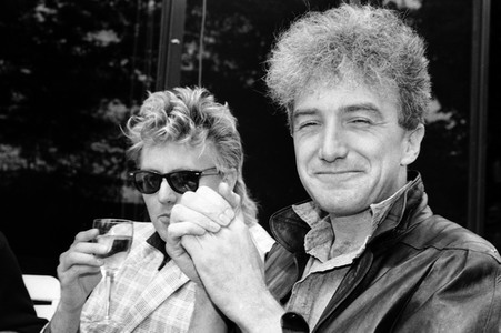 Pressetermin mit Roger Taylor in London