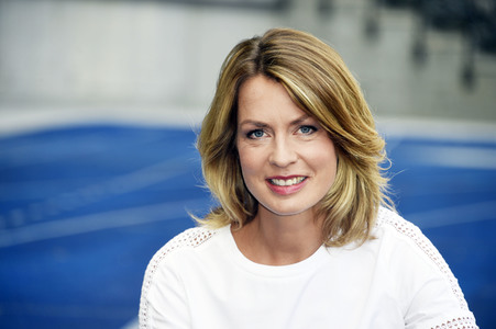 Fototermin mit Jessy Wellmer in Berlin