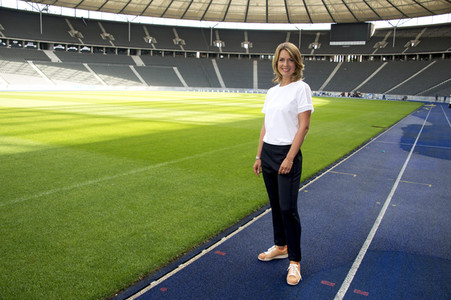Fototermin mit Jessy Wellmer in Berlin