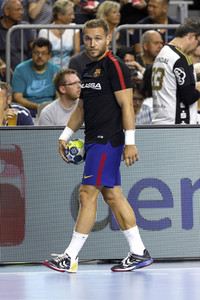 Handballspiel THW Kiel vs. FC Barcelona Lassa in Köln