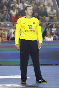 Handballspiel THW Kiel vs. FC Barcelona Lassa in Köln