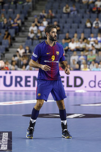 Handballspiel THW Kiel vs. FC Barcelona Lassa in Köln