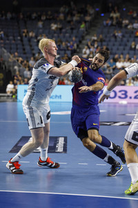 Handballspiel THW Kiel vs. FC Barcelona Lassa in Köln
