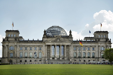 Das Reichstagsgebäude in Berlin