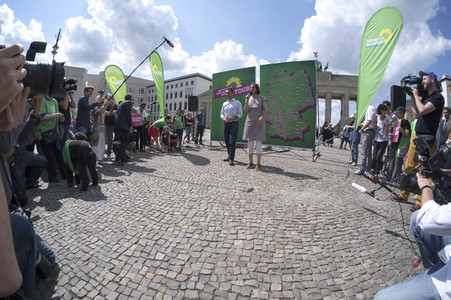 Wahlkampfauftakt von Bündnis 90 / Die Grünen