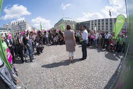 Wahlkampfauftakt von Bündnis 90 / Die Grünen