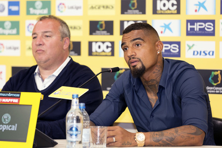 Pressekonferenz mit Kevin Prince Boateng in Las Palmas