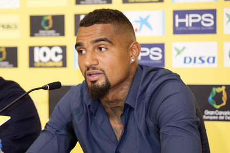 Pressekonferenz mit Kevin Prince Boateng in Las Palmas