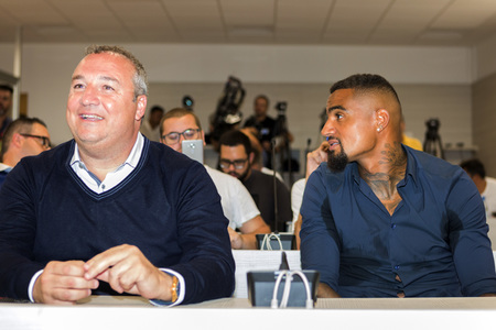 Pressekonferenz mit Kevin Prince Boateng in Las Palmas