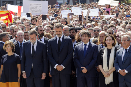 Trauer um die Opfer des Terroranschlags in Barcelona