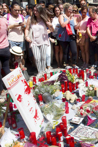 Trauer um die Opfer des Terroranschlags in Barcelona