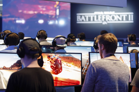 Computerspielmesse Gamescom 2017 in Köln
