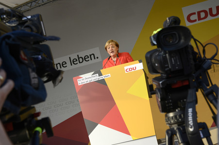 CDU-Wahlkampfversanstaltung in Bergisch Gladbach