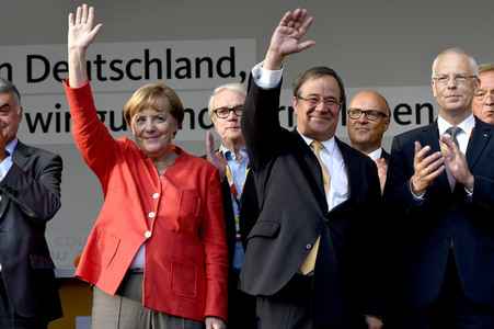 CDU-Wahlkampfversanstaltung in Bergisch Gladbach