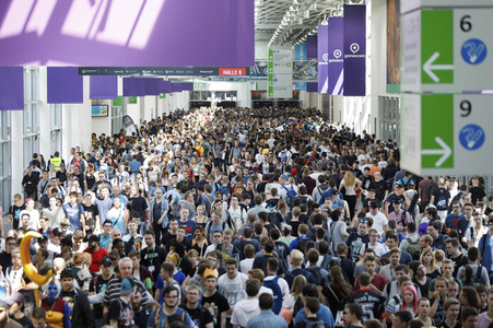 Computerspielmesse Gamescom 2017 in Köln