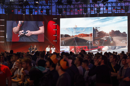 Computerspielmesse Gamescom 2017 in Köln