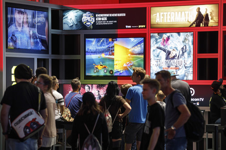 Computerspielmesse Gamescom 2017 in Köln