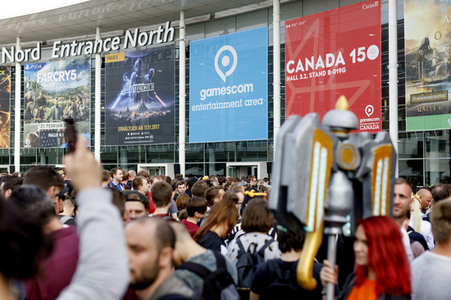 Computerspielmesse Gamescom 2017 in Köln
