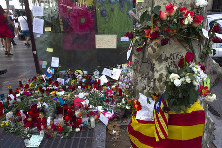 Las Ramblas nach dem Terroranschalg in Barcelona