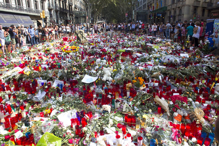 Las Ramblas nach dem Terroranschalg in Barcelona