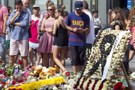 Las Ramblas nach dem Terroranschalg in Barcelona