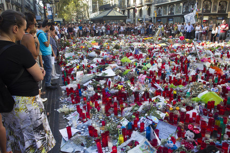Las Ramblas nach dem Terroranschalg in Barcelona
