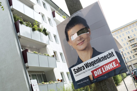 Bundestagswahlkampf-Plakate in Berlin
