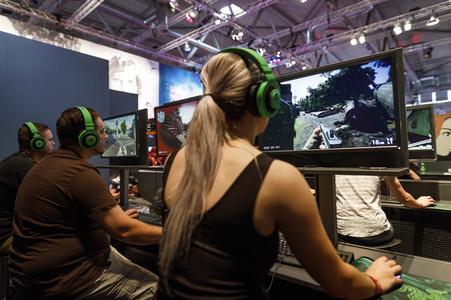 Computerspielmesse Gamescom 2017 in Köln