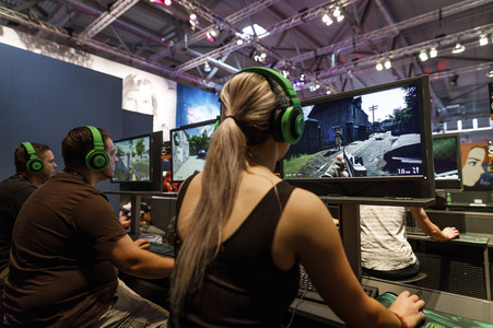 Computerspielmesse Gamescom 2017 in Köln