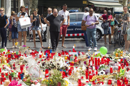 Anti-Terror Demonstration in Barcelona