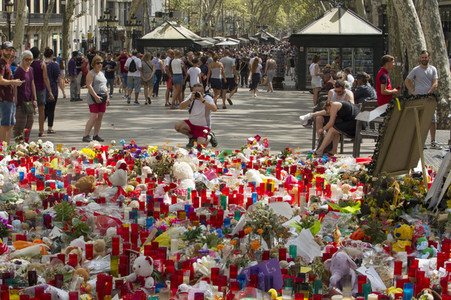 Anti-Terror Demonstration in Barcelona