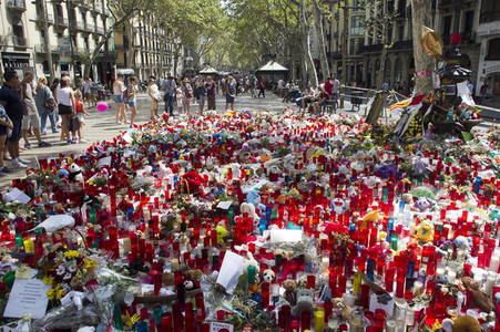 Anti-Terror Demonstration in Barcelona