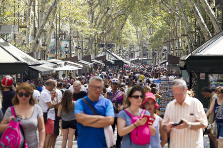Anti-Terror Demonstration in Barcelona