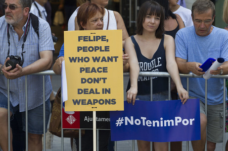 Anti-Terror Demonstration in Barcelona