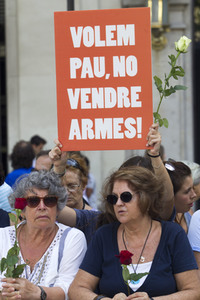Anti-Terror Demonstration in Barcelona