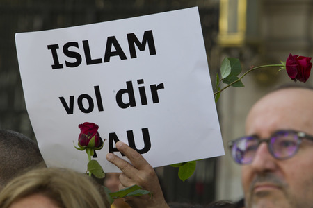 Anti-Terror Demonstration in Barcelona