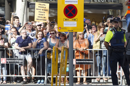 Anti-Terror Demonstration in Barcelona