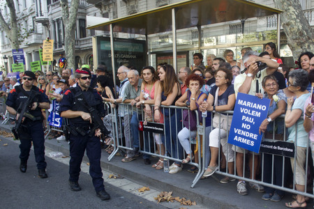 Anti-Terror Demonstration in Barcelona